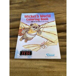 Vintage Wicket's World Coloring Book Return of the Jedi Kenner Ewok